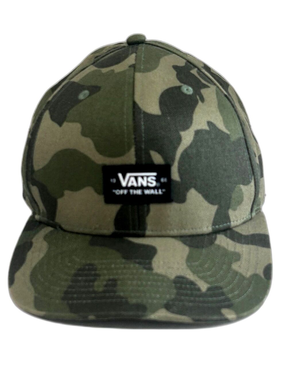 Vans "Off The Wall" Snapback Camouflage Baseball Cap One Size Fits All LNWOT